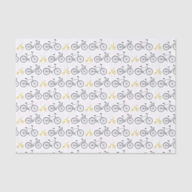 Papier Mousseline Vélo jaune (Recto)