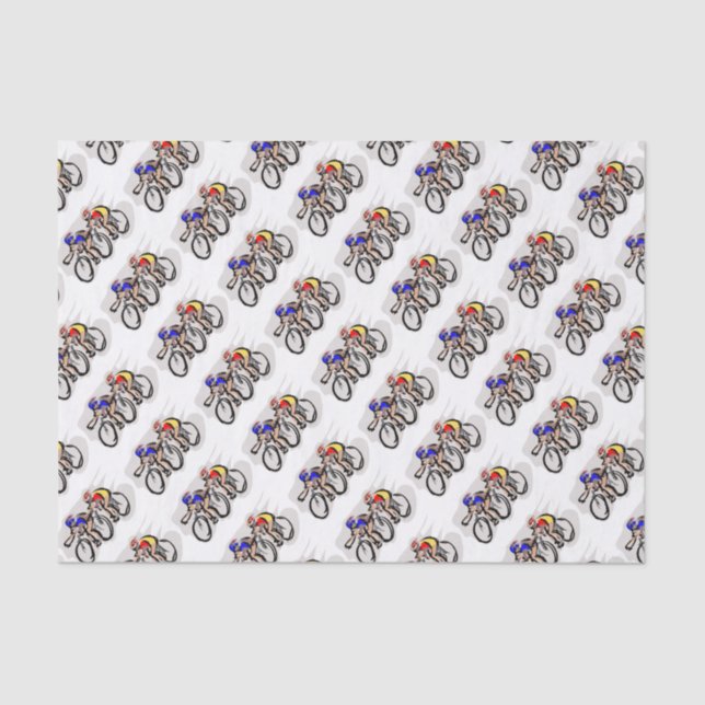 Papier Mousseline Vélos (Recto)