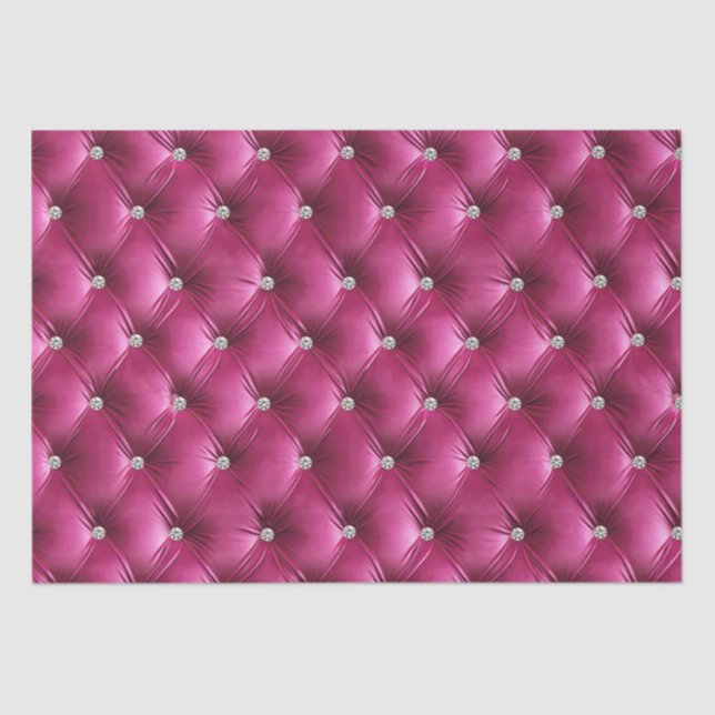 Papier Mousseline Velvet Rose Chaud (Recto)