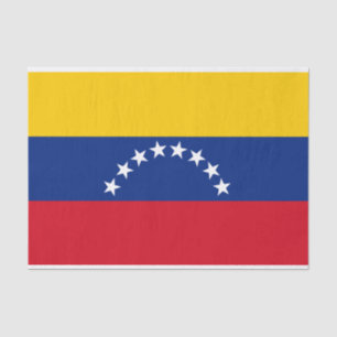 Papier Mousseline Venezuela : drapeau patriotique vénézuélien