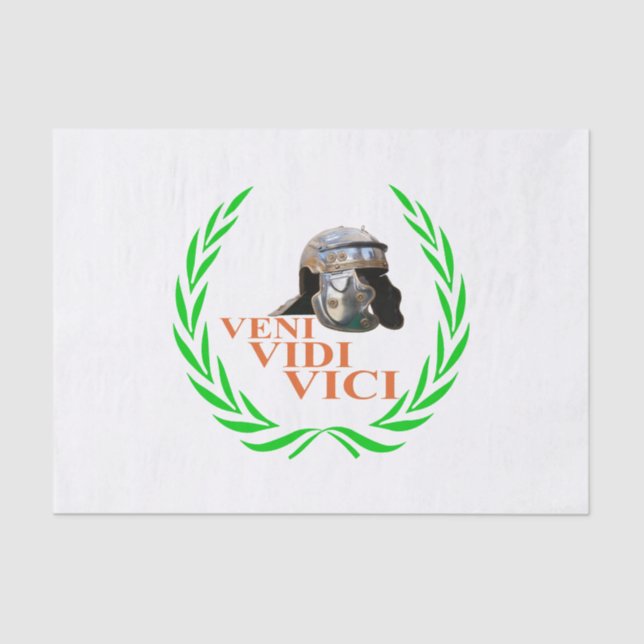 Papier Mousseline Veni Vidi Vici (Recto)