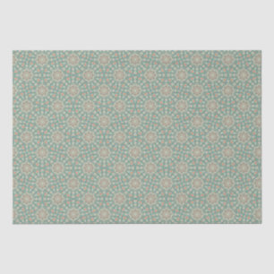 Papier Mousseline Ventilateurs d'oignon Mandala Deco Retro Sage & Sa