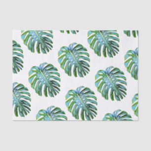 Papier Mousseline Verdure tropicale de photographie de feuille de