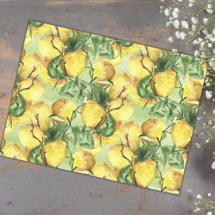Papier Mousseline Verger de citron