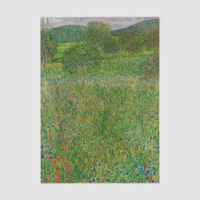 Papier Mousseline Verger par Gustav Klimt (Recto)