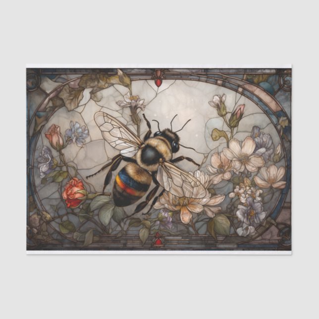 Papier Mousseline Verre d'abeille (Recto)