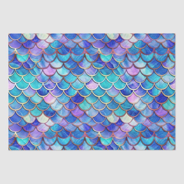 Papier Mousseline Verre de sirène (Recto)