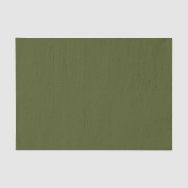 Papier Mousseline Vert de l'armée (Recto)
