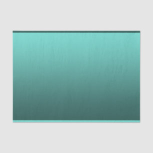 Papier Mousseline Vert élégant de Teal de gradient