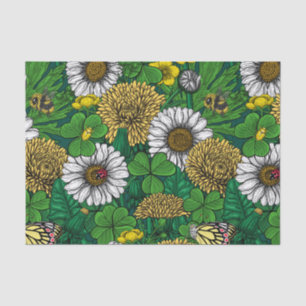 Papier Mousseline Vert printemps