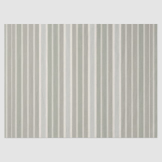 Papier Mousseline Vert Sauge Bleu Poussiéreux Taupe Gris Rayure Ferm