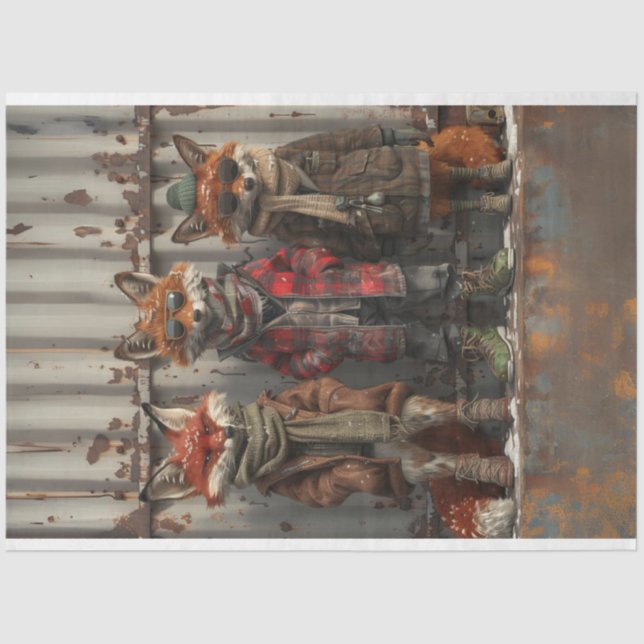 Papier Mousseline Vibe Vibe Mauvaise Vibe Rebels Foxtrot Urbain (Recto)