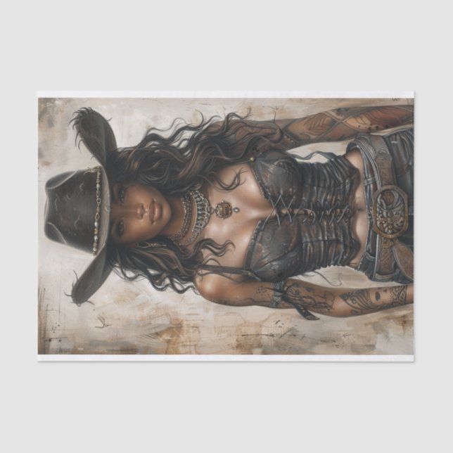 Papier Mousseline Vibes Cowgirl24 (Recto)