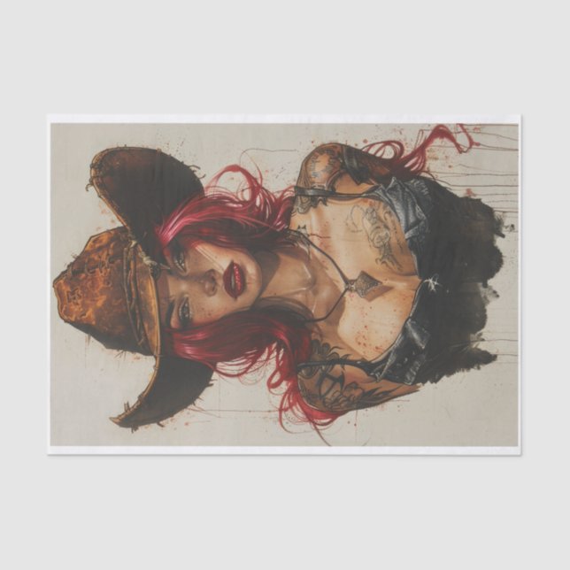 Papier Mousseline Vibes Cowgirl29 (Recto)