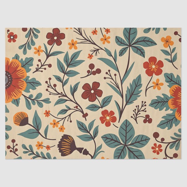 Papier Mousseline Vibes de caféine : Papier Tissu Gras Coffee Energy (Recto)