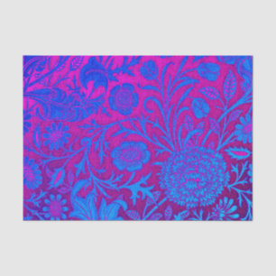 Papier Mousseline Vibrant, ombre, Art nouveau, William Morris, viole