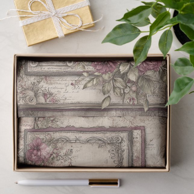 Papier Mousseline Victorian & Lace  (Cadeau)