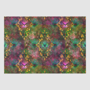 Papier Mousseline Victorien de papillon de Peacock