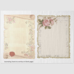 Papier Mousseline Victorien Shabby Chic Series Design 8