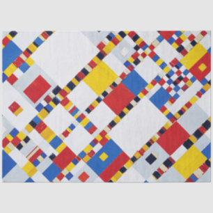 Papier Mousseline Victory Boogie Woogie, Mondrian
