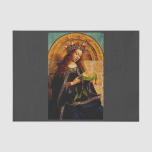 Papier Mousseline Vierge Marie par Jan van Eyck