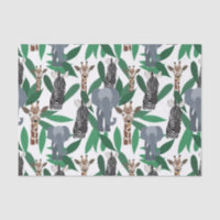 Vierge Zebra Elephant Giraffe Safari Animals