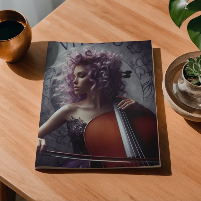 Papier Mousseline Vierge Zodiaque Musicienne Violoncelle Découpage  (Créateur téléchargé)