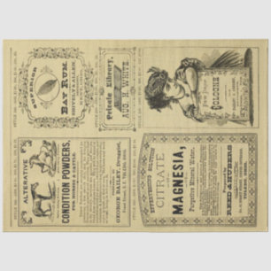 Papier Mousseline Vieux journal vintage