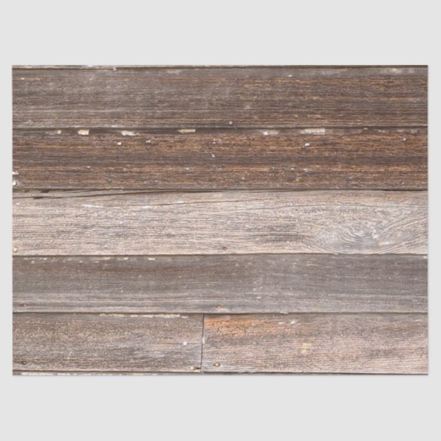 Papier Mousseline Vieux mur extérieur en bois Patiné d'une ferme (Recto)