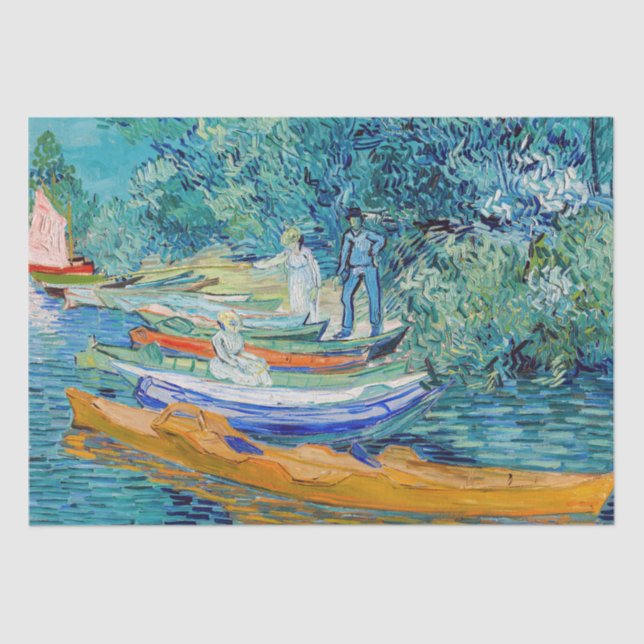 Papier Mousseline Vincent van Gogh - Banque de l'Oise à Auvers (Recto)