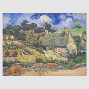 Papier Mousseline Vincent Van Gogh - Chaumières à Cordeville