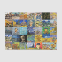 Vincent van Gogh - chefs-d'oeuvre Mosaic Patchwork