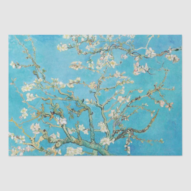 Papier Mousseline Vincent van Gogh - Fleur d'amandes (Recto)