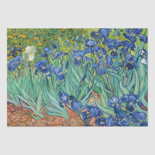 Papier Mousseline Vincent Van Gogh - Iris (Recto)