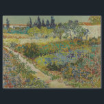 Papier Mousseline Vincent Van Gogh Jardin Vintage à Arles<br><div class="desc">Un joli dessin de "Jardin à Arles", une huile sur toile réalisée en 1888 par Vincent van Gogh. Vincent van Gogh (1853 - 1890) était un peintre néo-impressionniste hollandais qui, en un peu plus d'une décennie, a créé environ 2 100 peintures dont environ 860 peintures à l'huile, dont la plupart...</div>