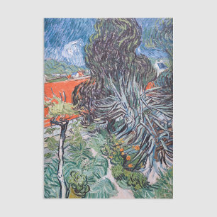 Papier Mousseline Vincent van Gogh - Le jardin du docteur Gachet