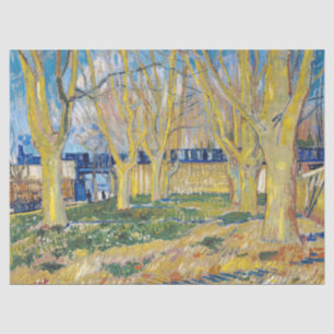 Papier Mousseline Vincent van Gogh - Le Train Bleu