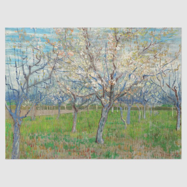 Papier Mousseline Vincent van Gogh - Orchard rose (Recto)