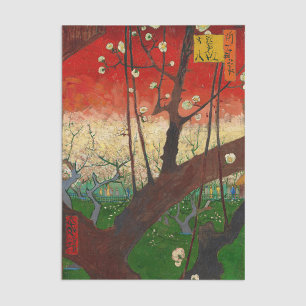 Papier Mousseline Vincent van Gogh - Prunier en fleurs