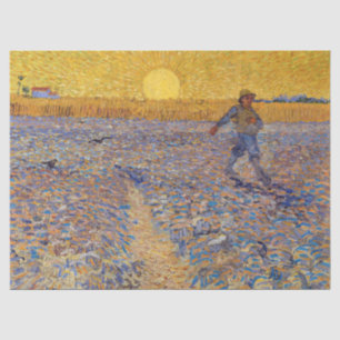 Papier Mousseline Vincent van Gogh - Sower avec réglage Sun