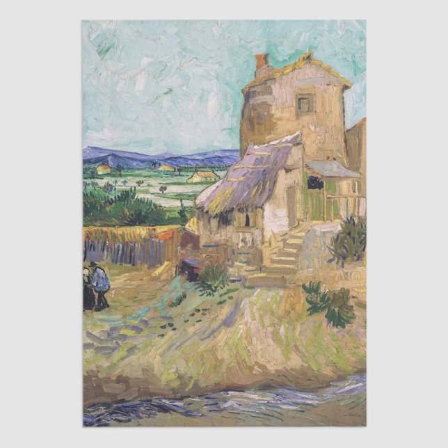 Papier Mousseline Vincent van Gogh - The Old Mill (Créateur téléchargé)