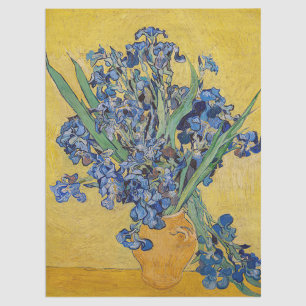 Papier Mousseline Vincent van Gogh - Vase avec Irises