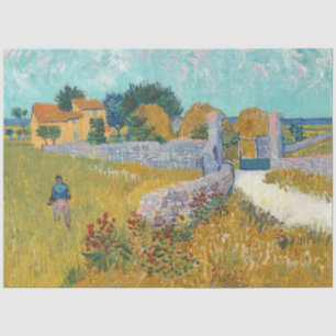 Papier Mousseline Vincent Van Gogh Vintage Agritourisme en Provence
