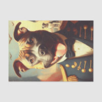Vintage American Pit Bull Terrier Peinture