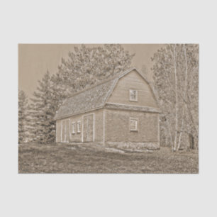 Papier Mousseline Vintage Antique Sepia Rustique Tone Vielle grange