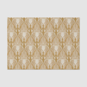 Papier Mousseline Vintage Art Nouveau prier Mantis Motif