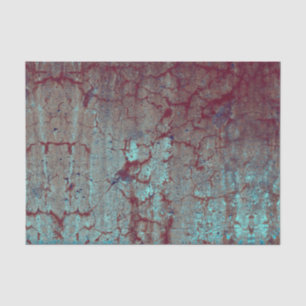 Papier Mousseline Vintage Bourgogne Rouge Turquoise Texture Grunge