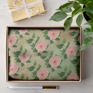 Papier Mousseline Vintage Camellia Botanique