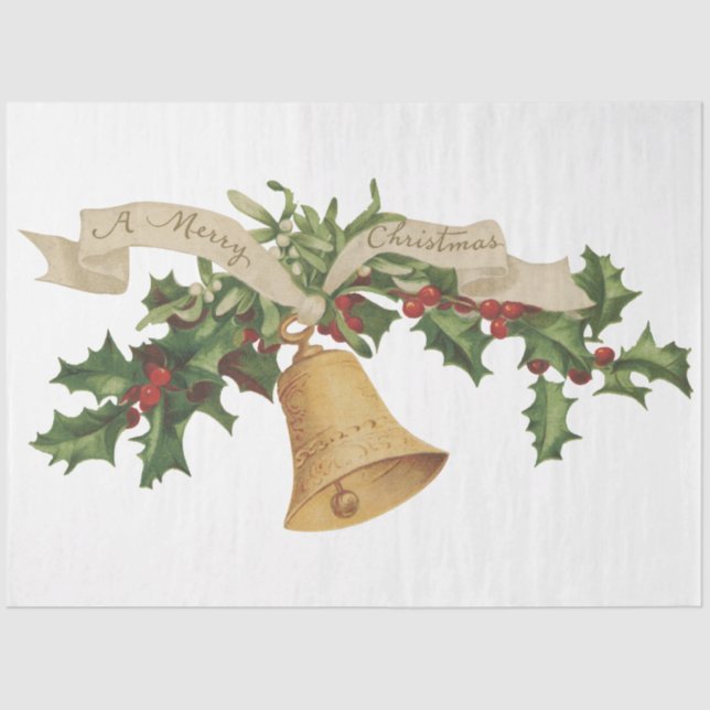 Papier Mousseline Vintage Christmas Mix Series Design 36 (Recto)