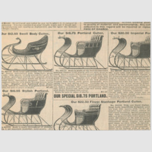 Papier Mousseline Vintage Christmas Mix Series Design 39